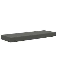 Cuscino per la seduta Antracite 115 x 40 x 8 cm 100% Poliestere 2