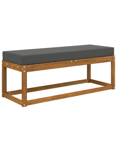 Cuscino per la seduta Antracite 115 x 40 x 8 cm 100% Poliestere