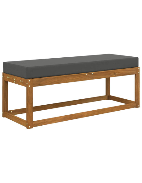 Cuscino per la seduta Antracite 115 x 40 x 8 cm 100% Poliestere