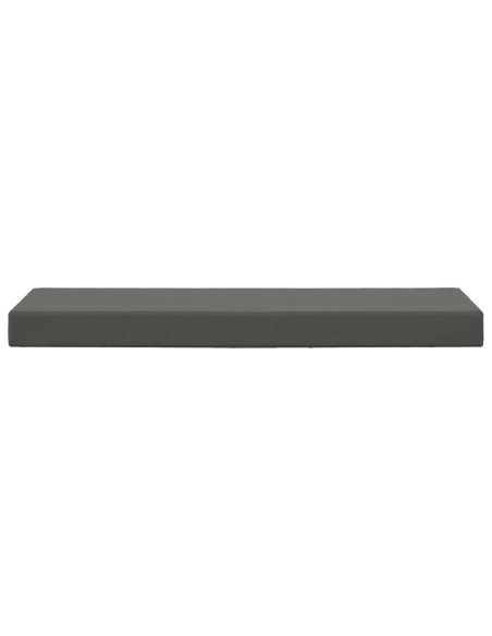 Cuscino per la seduta Antracite 115 x 40 x 8 cm 100% Poliestere