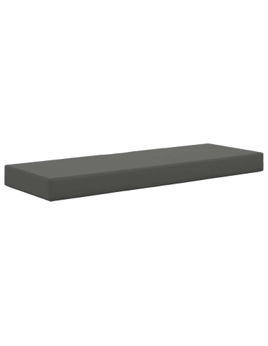 Cuscino per la seduta Antracite 115 x 40 x 8 cm 100% Poliestere