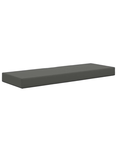 Cuscino per la seduta Antracite 115 x 40 x 8 cm 100% Poliestere