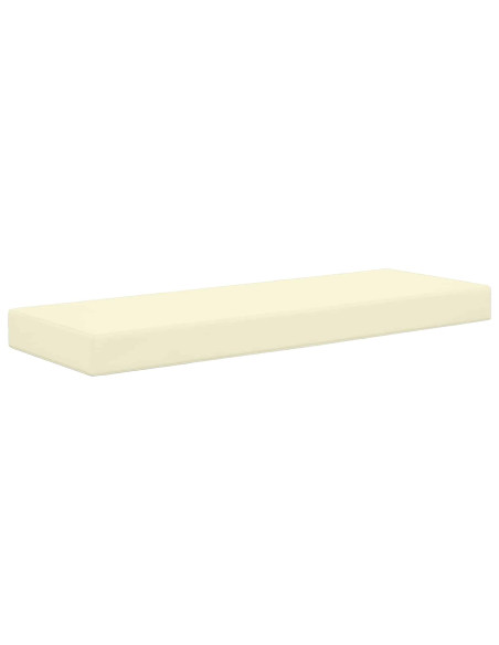 Cuscino per la seduta Crema 115 x 40 x 8 cm 100% Poliestere