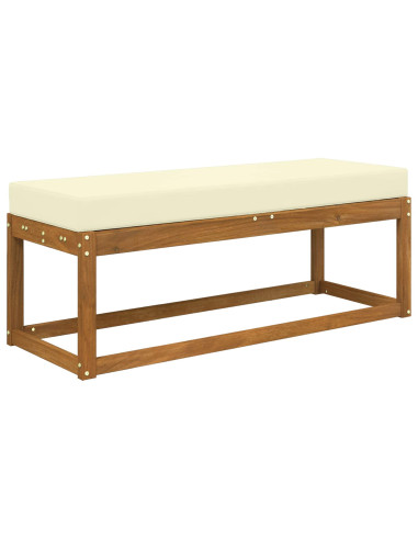 Cuscino per la seduta Crema 115 x 40 x 8 cm 100% Poliestere