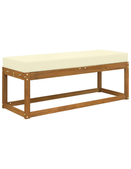 Cuscino per la seduta Crema 115 x 40 x 8 cm 100% Poliestere