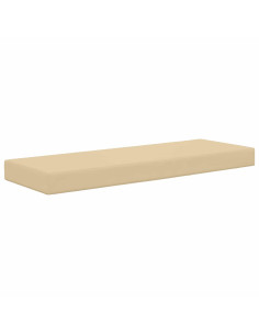 Cuscino per la seduta Beige 115 x 40 x 8 cm 100% Poliestere 2