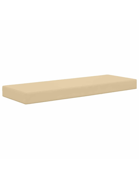 Cuscino per la seduta Beige 115 x 40 x 8 cm 100% Poliestere