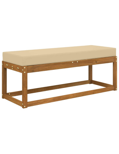 Cuscino per la seduta Beige 115 x 40 x 8 cm 100% Poliestere