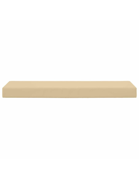 Cuscino per la seduta Beige 115 x 40 x 8 cm 100% Poliestere