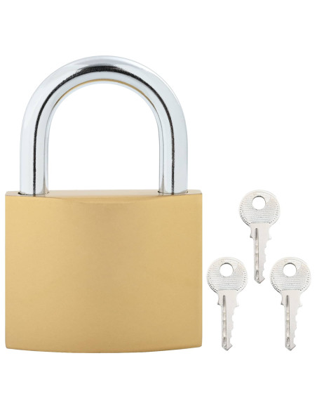 U Lock con Chiavi 100 pcs Ottone Ferro