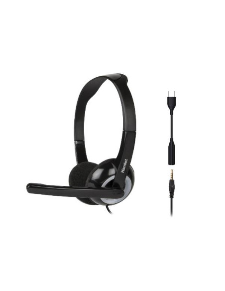 CUFFIA STEREO USB-C CON MIC E JACK