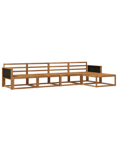 Set di divani da esterno 5 pcs Naturale