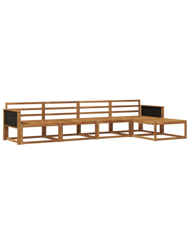 Set di divani da esterno 5 pcs Naturale