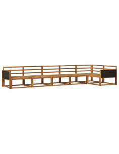 Set di divani da esterno 6 pcs Naturale