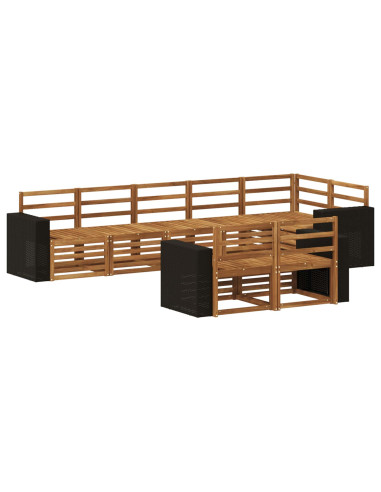 Set divani Legno di Acacia Massello
