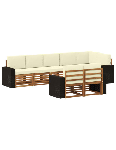 Set divani Legno di Acacia Massello