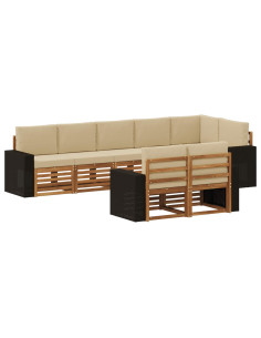 Set divani Legno di Acacia Massello