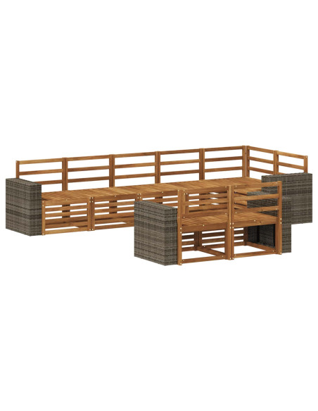 Set divani Legno di Acacia Massello
