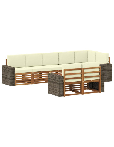 Set divani Legno di Acacia Massello