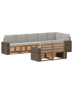 Set divani Legno di Acacia Massello