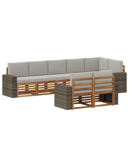 Set divani Legno di Acacia Massello