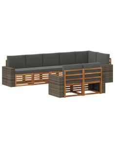 Set divani Legno di Acacia Massello