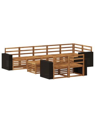 Set divani Legno di Acacia Massello