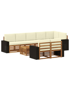 Set divani Legno di Acacia Massello