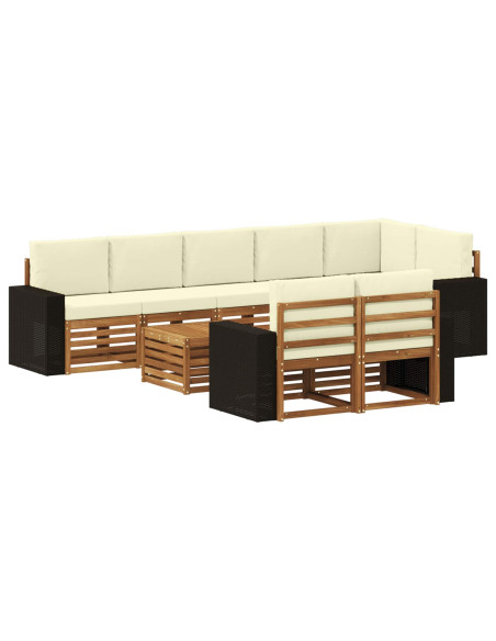 Set divani Legno di Acacia Massello