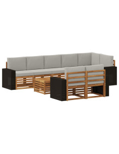Set divani Legno di Acacia Massello
