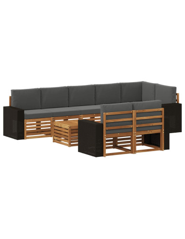 Set divani Legno di Acacia Massello