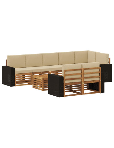 Set divani Legno di Acacia Massello