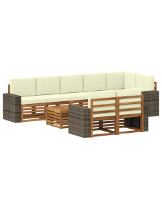 Set divani Legno di Acacia Massello
