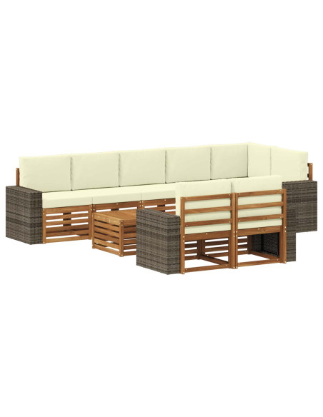 Set divani Legno di Acacia Massello