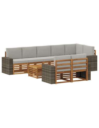 Set divani Legno di Acacia Massello