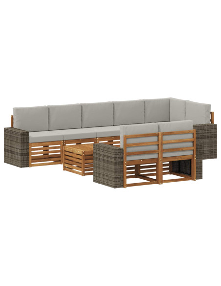 Set divani Legno di Acacia Massello