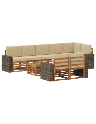 Set divani Legno di Acacia Massello
