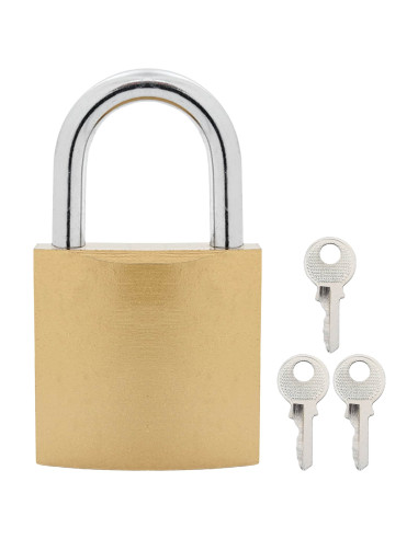 U Lock con Chiavi 2 pcs Ottone Ferro