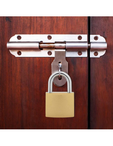 U Lock con Chiavi 2 pcs Ottone Ferro