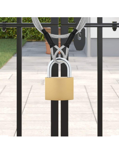 U Lock con Chiavi 2 pcs Ottone Ferro