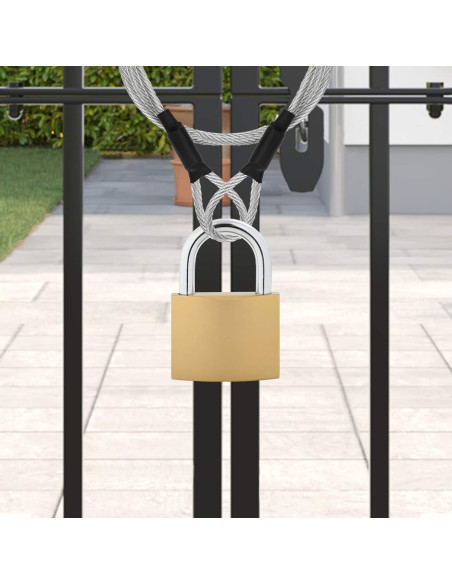 U Lock con Chiavi 50 pcs Ottone Ferro