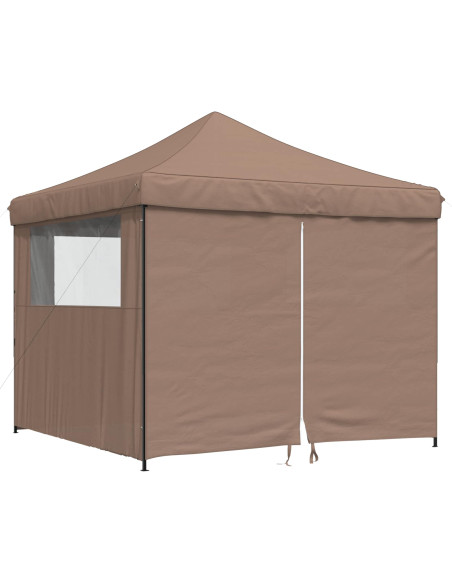 Tenda Party Marrone 292 x 292 x 315 cm Tessuto Oxford