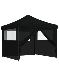 Tenda Party Nero 292 x 292 x 315 cm Tessuto Oxford 2
