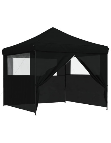 Tenda Party Nero 292 x 292 x 315 cm Tessuto Oxford