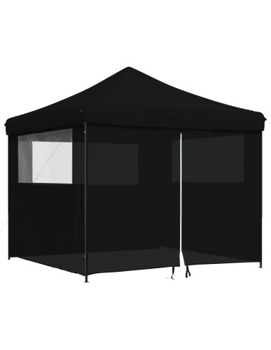 Tenda Party Nero 292 x 292 x 315 cm Tessuto Oxford