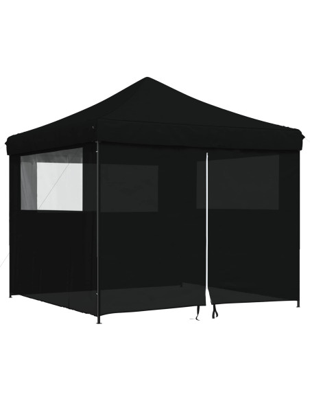 Tenda Party Nero 292 x 292 x 315 cm Tessuto Oxford