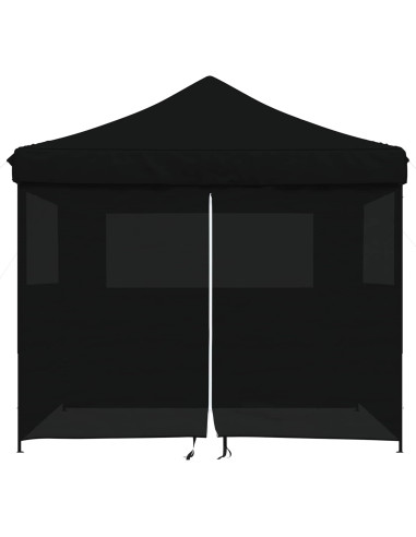 Tenda Party Nero 292 x 292 x 315 cm Tessuto Oxford