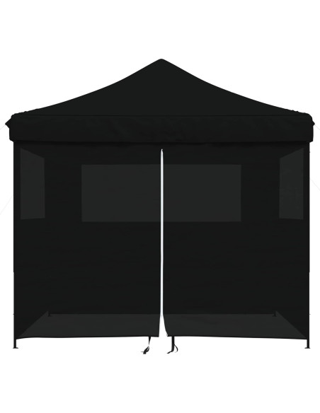 Tenda Party Nero 292 x 292 x 315 cm Tessuto Oxford