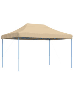 Tenda Party Beige 279 x 410 x 315 cm Tessuto Oxford 2