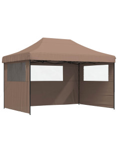 Tenda Party Marrone 279 x 410 x 315 cm Tessuto Oxford 2